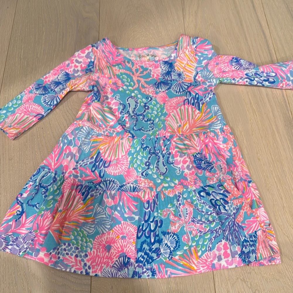 EUC girls Lilly pulitzer dress xs 2/3